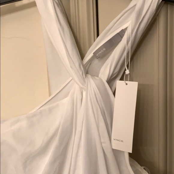 Vince Twist Front Halter Dress - Picture 4 of 5